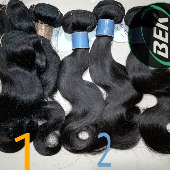 8" Body Wave, "S" Weft. Weaves. Bundle - Picture 1 of 5
